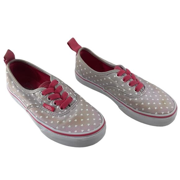 VANS Kids sz 1.5 Girls Polka Dots and Hot Pink - Picture 1 of 6
